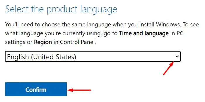 Windows 11 22H2 - 言語を選択してください