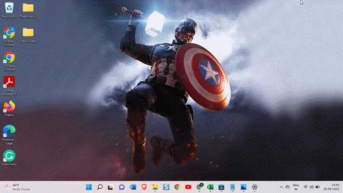 Captain America-Hintergrundbild für Windows 11, 10