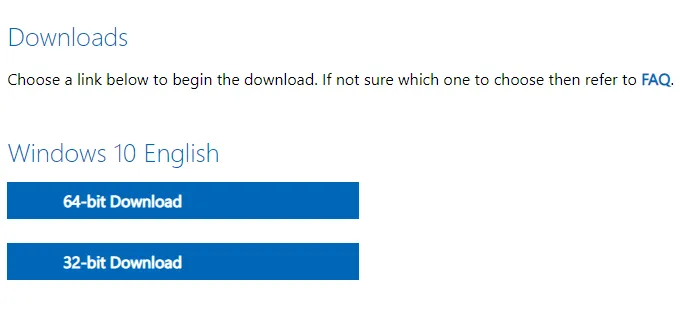 Windows 10 22H2 ISO をダウンロード - x64 または x86