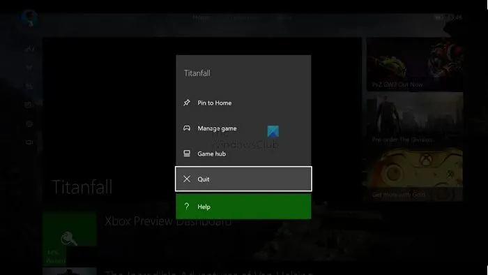 Xbox에서 게임 종료