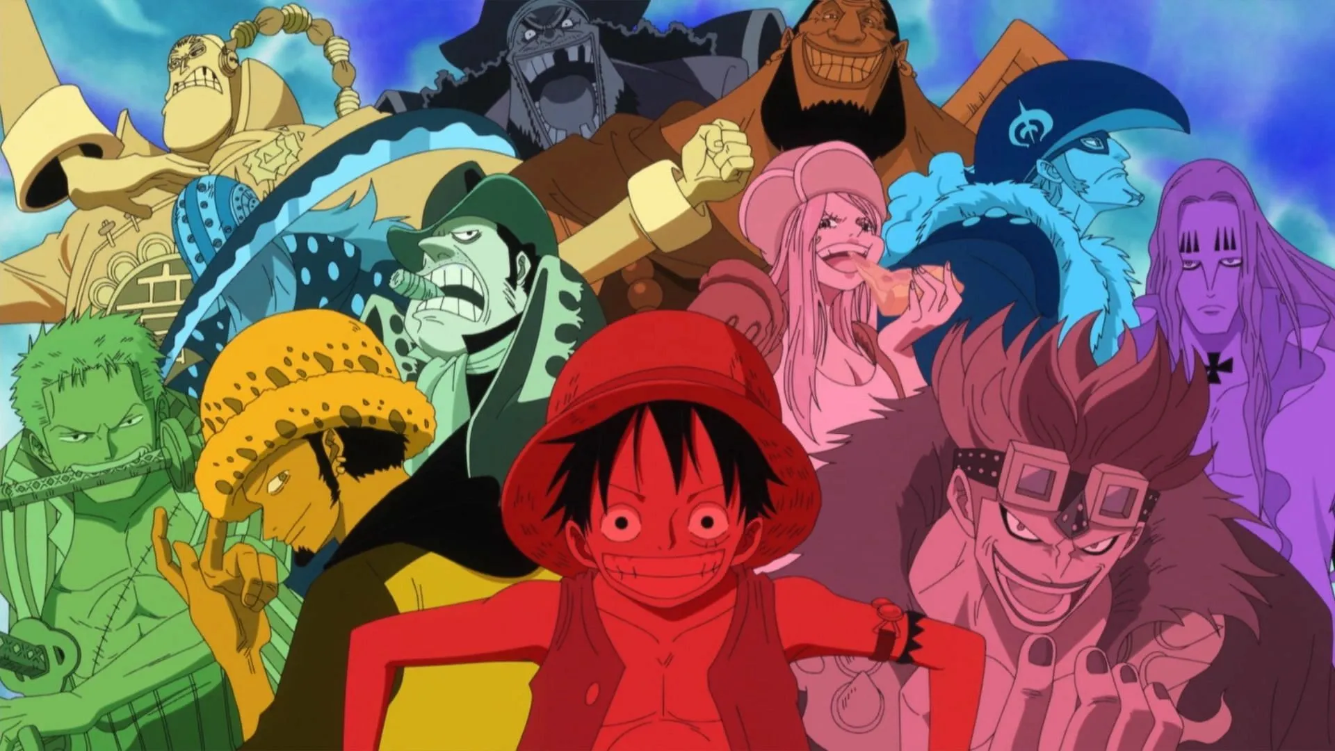 Bonney fait partie de la pire génération de One Piece, qui comprend Barbe Noire et les onze supernovas (Image via Toei Animation, One Piece)