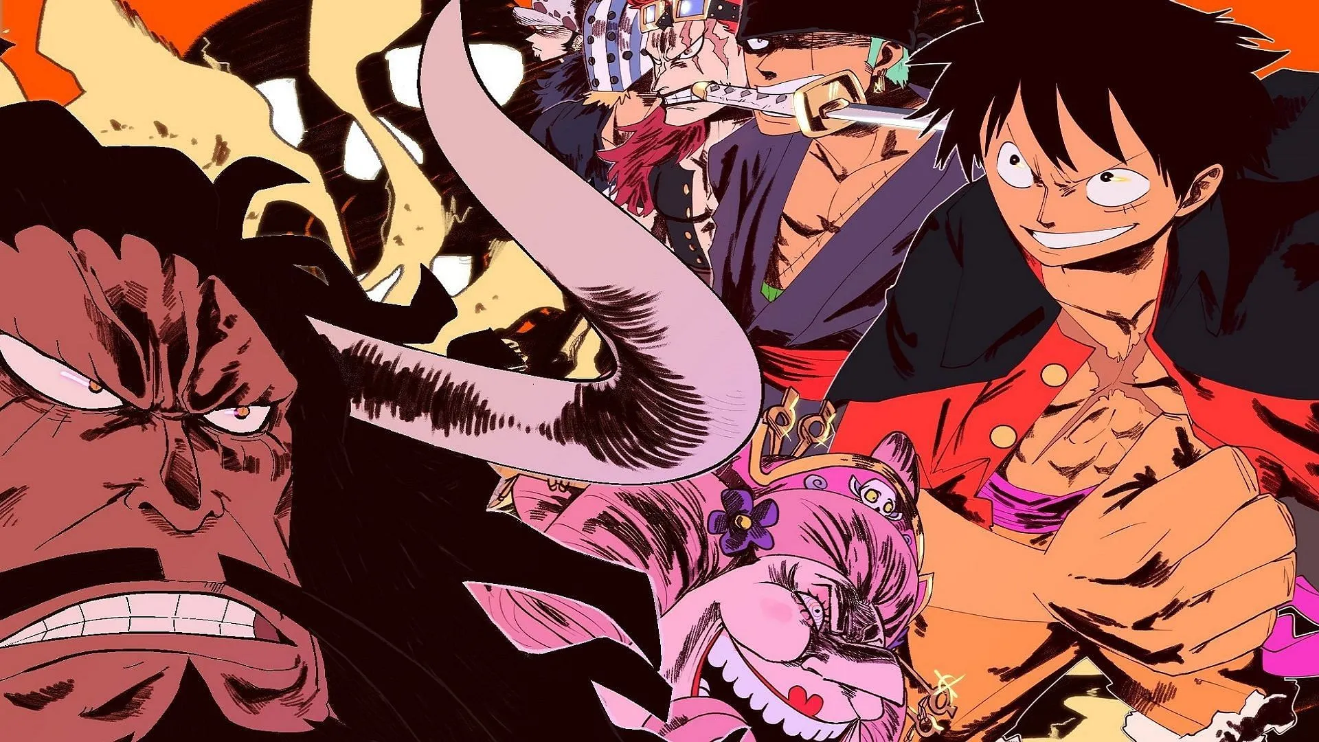 皇帝と超新星の戦いはすごかった (Image via Oda Eiichiro / Shueisha, One Piece)