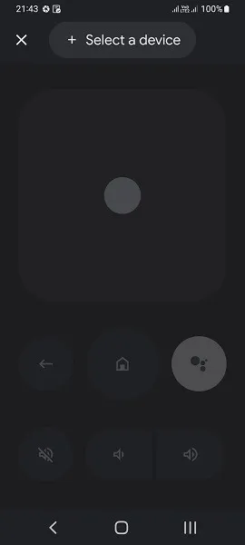 Android Phone Tv Remote Control Googletv Écran d'accueil à distance