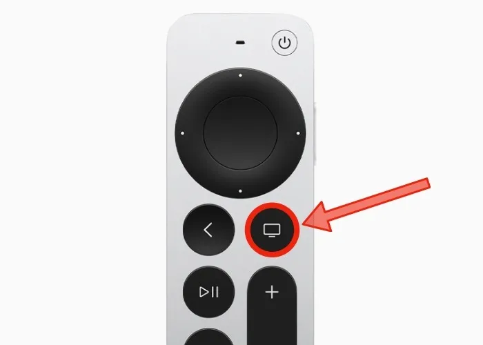 Apple TV リモート テレビ ボタン