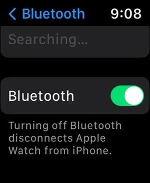 Apple Watch Bluetooth inschakelen