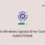 Arreglar el código de error de actualización de Windows 0x800705b9