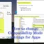 So ändern Sie die Einstellungen des Kompatibilitätsmodus in Windows 11/10