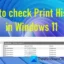 Come controllare la cronologia di stampa in Windows 11/10