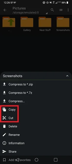 Android で Zarchiver Copy を使用してファイルを圧縮および抽出する方法