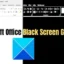 Microsoft Office のブラック スクリーン グリッチを修正