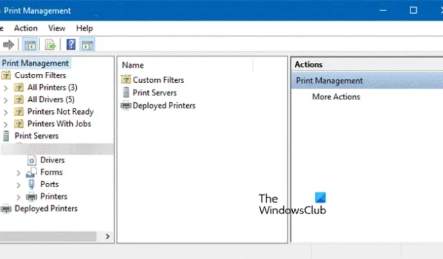 Windows 11/10 で印刷管理ツールを開いて使用する方法