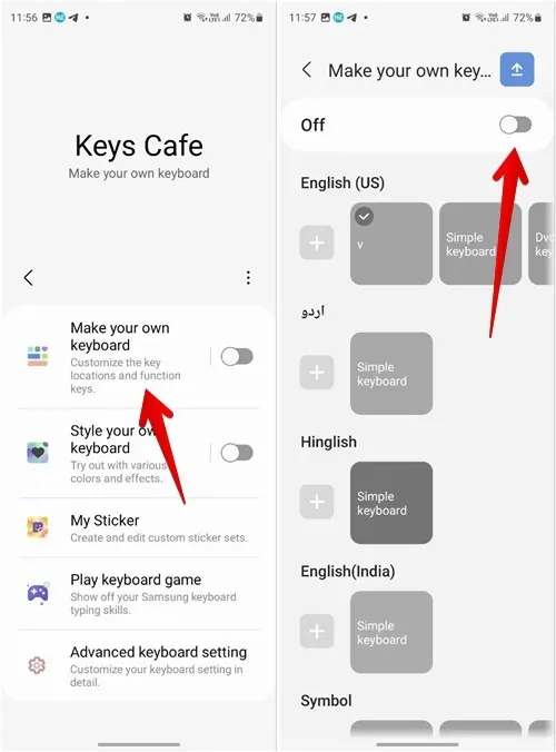 Samsung Good Lock Keys Café Activer