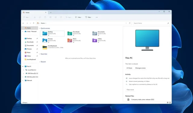 Mettiti alla prova con il nuovo File Explorer trapelato di Windows 11 con un design moderno