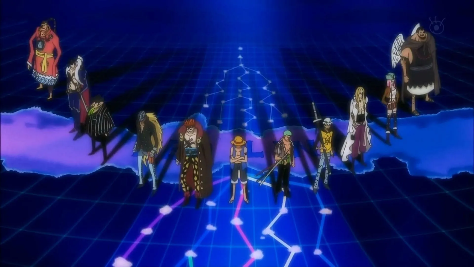 Luffy y Zoro son miembros clave de las Once Supernovas de la peor generación (Imagen a través de Toei Animation, One Piece)