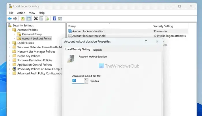 Consertar Uma conta de usuário foi bloqueada no Windows 11/10