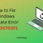 Updatefout 0x800703F1 in Windows 10 oplossen
