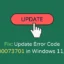 Corrección del código de error de actualización fallida 0x80073701 en Windows 11/10