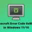 Como corrijo o código de erro do Minecraft 0x803f8001 no Windows 11/10