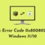 Come correggere il codice di errore 0x80080204 in Windows 11/10