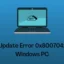 Oplossing: update fout 0x80070424 op Windows 11/10