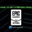 Como obter um reembolso da Epic Games Store