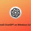 Cómo instalar ChatGPT en Windows 11/10