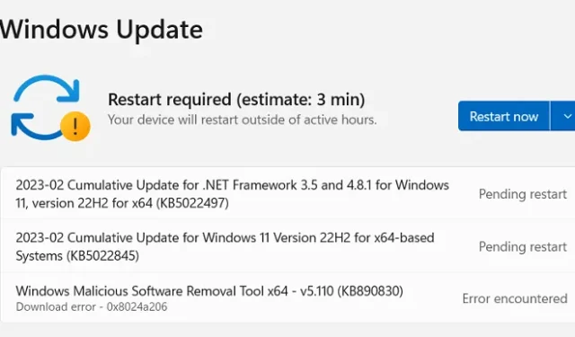 Windows 11 KB5022845 e KB5022836 já estão disponíveis