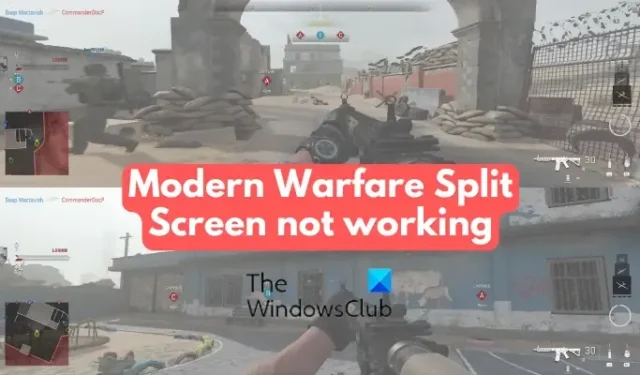 COD: Modern Warfare Split Screen funktioniert nicht [behoben]