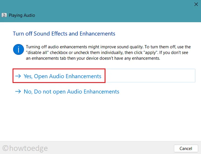Roblox kein Tonproblem - Öffnen Sie Audioverbesserungen