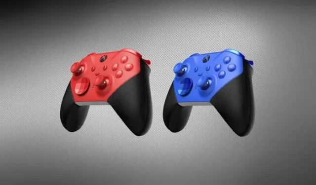 Xbox Elite シリーズ 2 – コア コントローラーに赤と青のバリエーションがあります