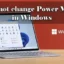 Não é possível alterar o modo de energia no Windows 11/10