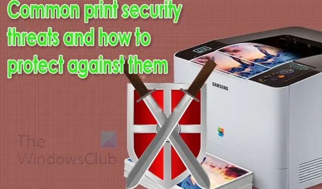 一般的な印刷セキュリティの脅威とそれらから保護する方法
