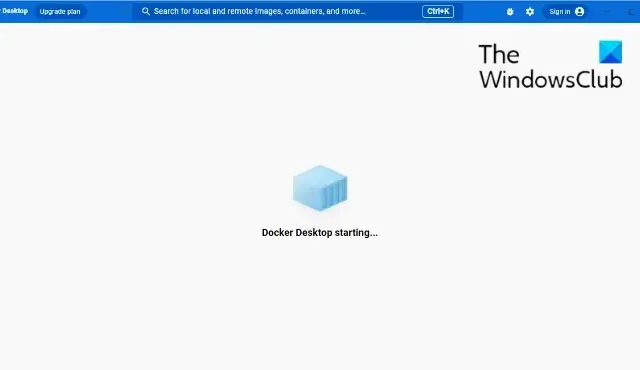 Docker Desktop は Windows 11 で永遠に始まります
