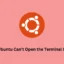 Jak naprawić Ubuntu nie może otworzyć problemu z terminalem