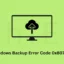 Código de erro de backup do Windows 0x8078002a, corrigido