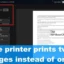 プリンタは、Windows コンピュータでは 1 ページではなく 2 ページを印刷します