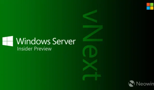 Windows Insider にリリースされた Windows Server vNext ビルド 25346