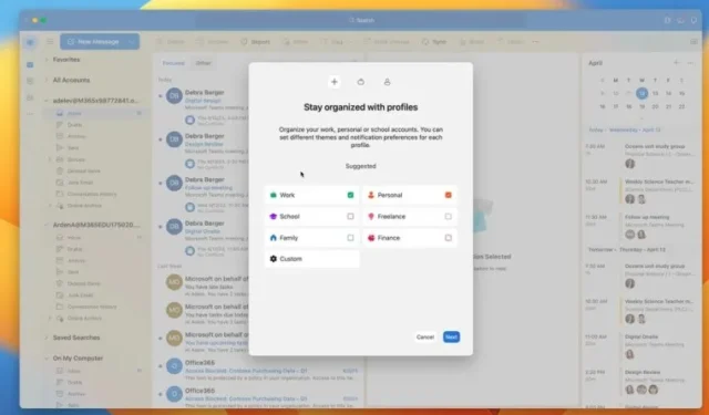 Microsoft ajoute des profils de messagerie aux utilisateurs d’Outlook pour Mac