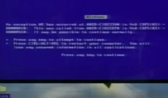 Le tristement célèbre événement « Blue Screen of Death » de Windows 98 s’est produit il y a 25 ans aujourd’hui