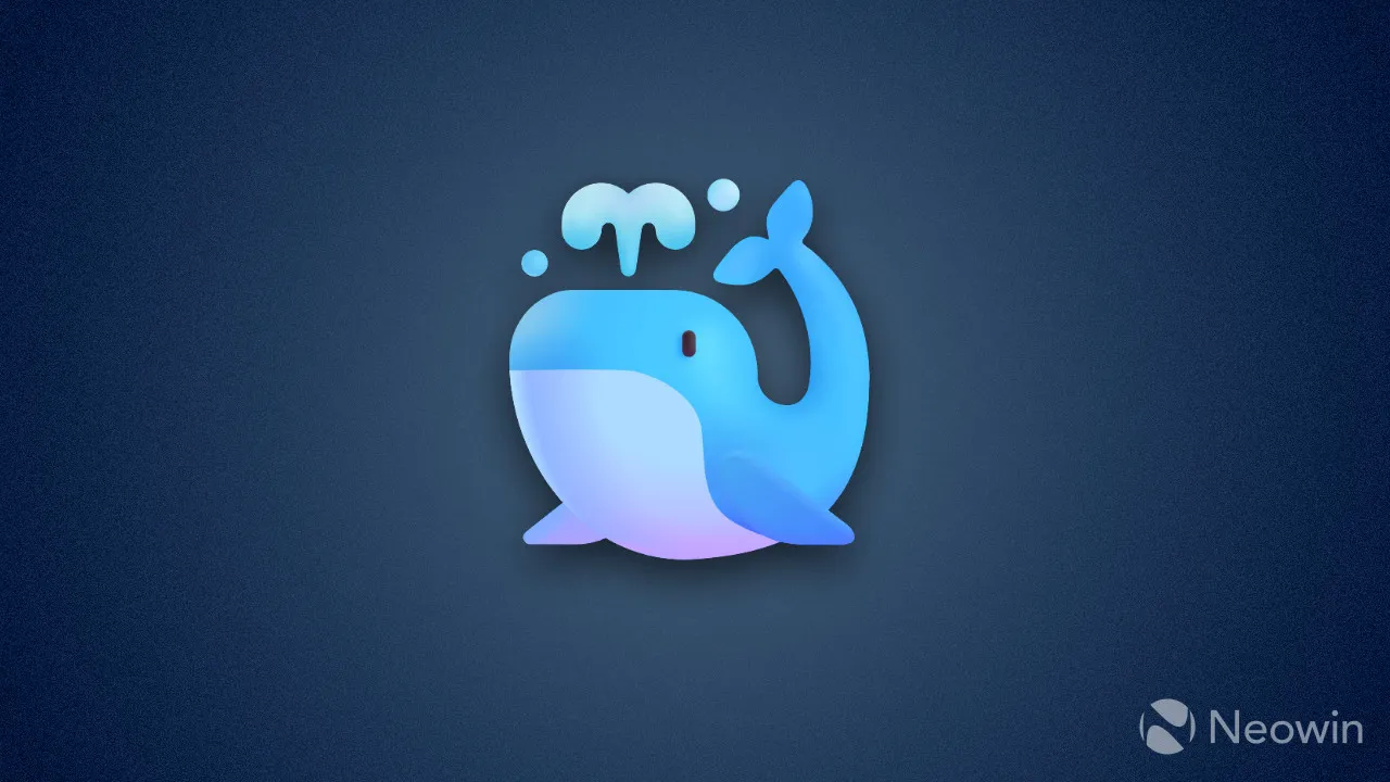 Un emoji de baleine jaillissant