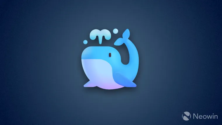 Un'emoji di balena che sputa