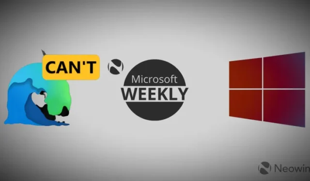 Microsoft Weekly: sicurezza di Windows, perdita di Edge e fine di Windows 10