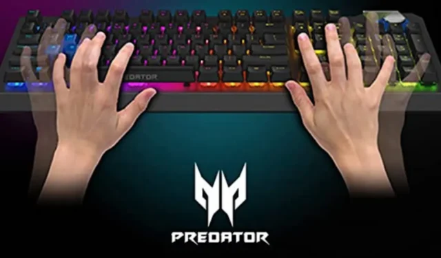Bespaar $ 50 op een Acer Predator Aethon 700 gamingtoetsenbord