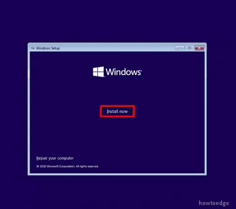 Schone installatie van Windows 10