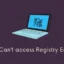 Oplossing: geen toegang tot de Register-editor in Windows 10