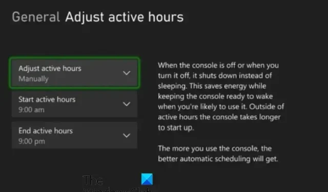 ¿Cómo cambiar las horas activas en Xbox?