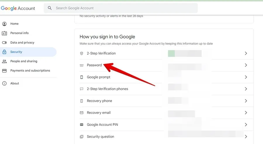 Chromebook Google アカウントのパスワード