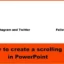 Jak utworzyć przewijany tekst w programie PowerPoint