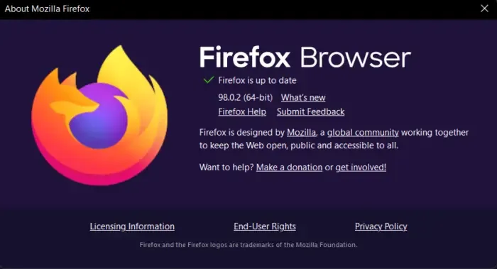 Firefox に強制的に一時フォルダーでダウンロードを開始させる
