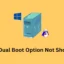 Come risolvere l’opzione Dual Boot non visualizzata in Windows